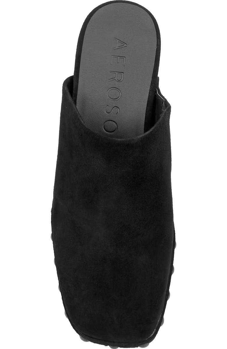 Aerosoles Cheryl Stud Clog, Alternate, color, Black Suede With Studs