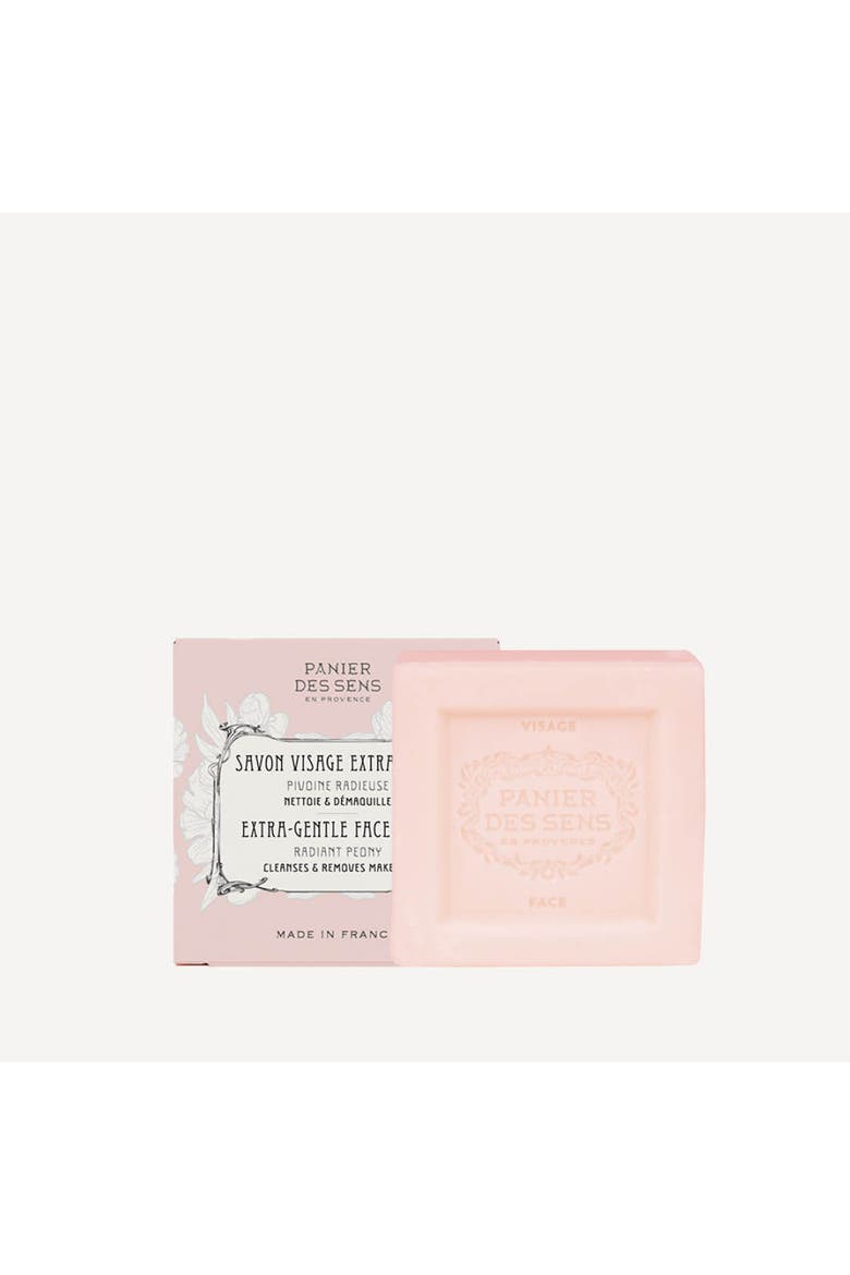 Radiant Peony Extra-Gentle facial Soap, Main, color, Pink