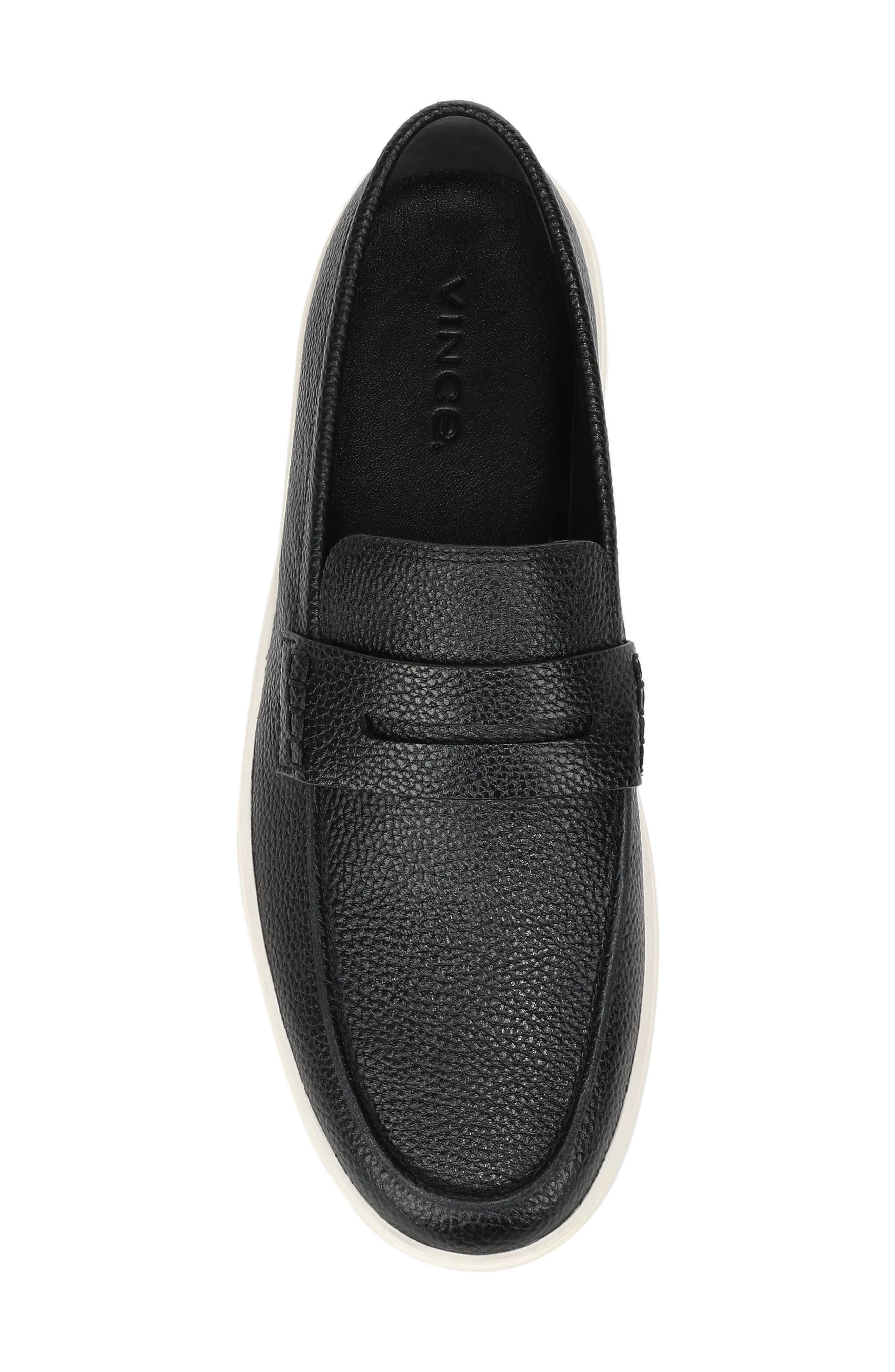 Teo Penny Loafer, Alternate, color, BLACK