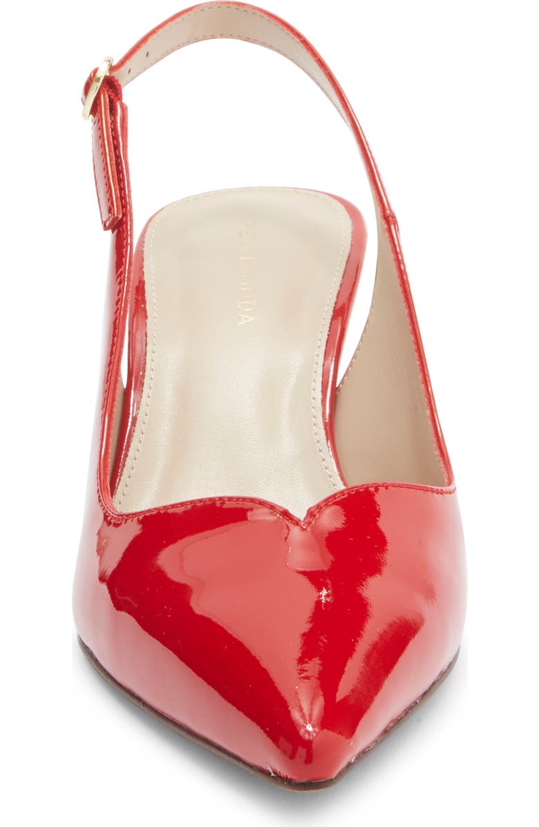 Pelle Moda Janah Slingback Pointed Toe Pump, Alternate, color, Red