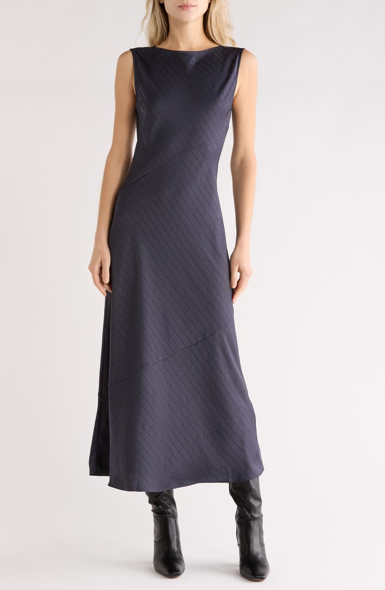 rag & bone Lisa A-Line Maxi Dress, Main, color, Smoky