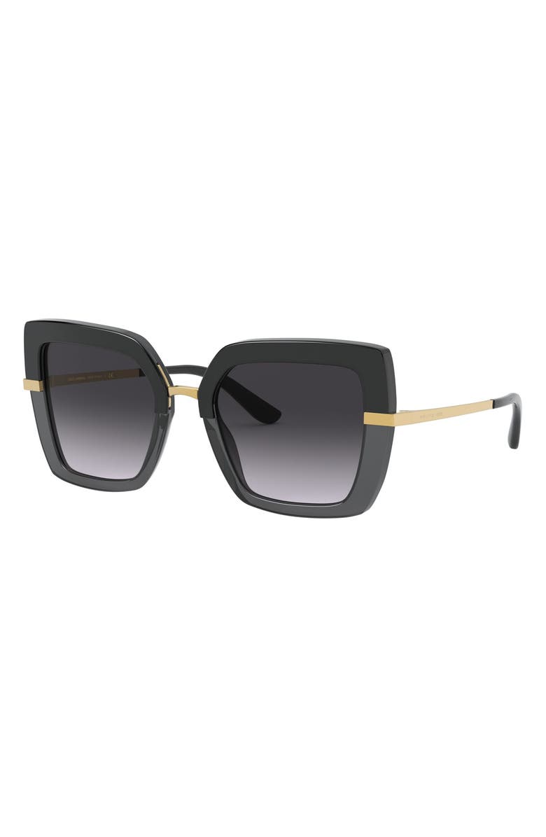 Dolce&Gabbana 52mm Square Sunglasses, Alternate, color,