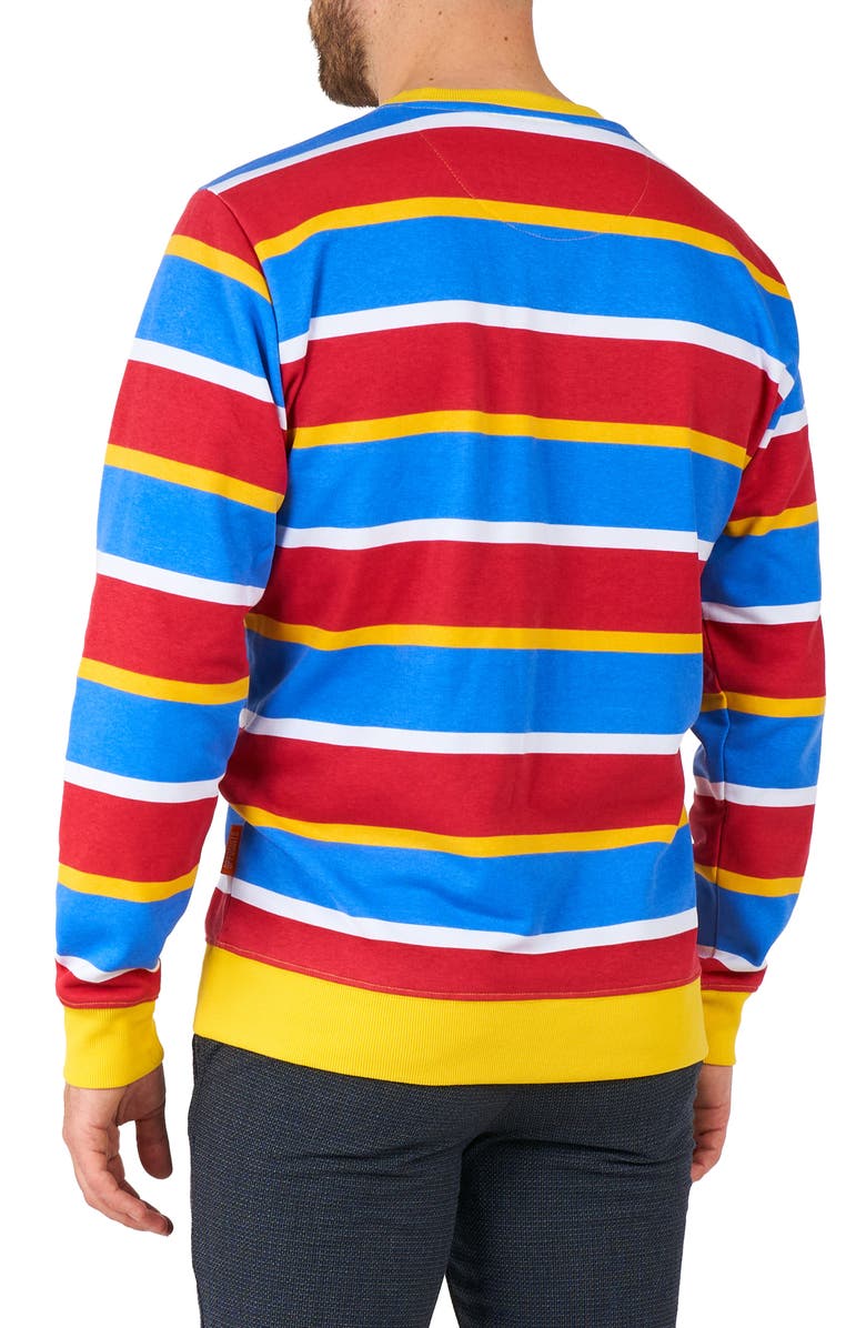 OppoSuits Ernie Sripe Cotton Blend Long Sleeve T-Shirt, Alternate, color, Miscellaneous