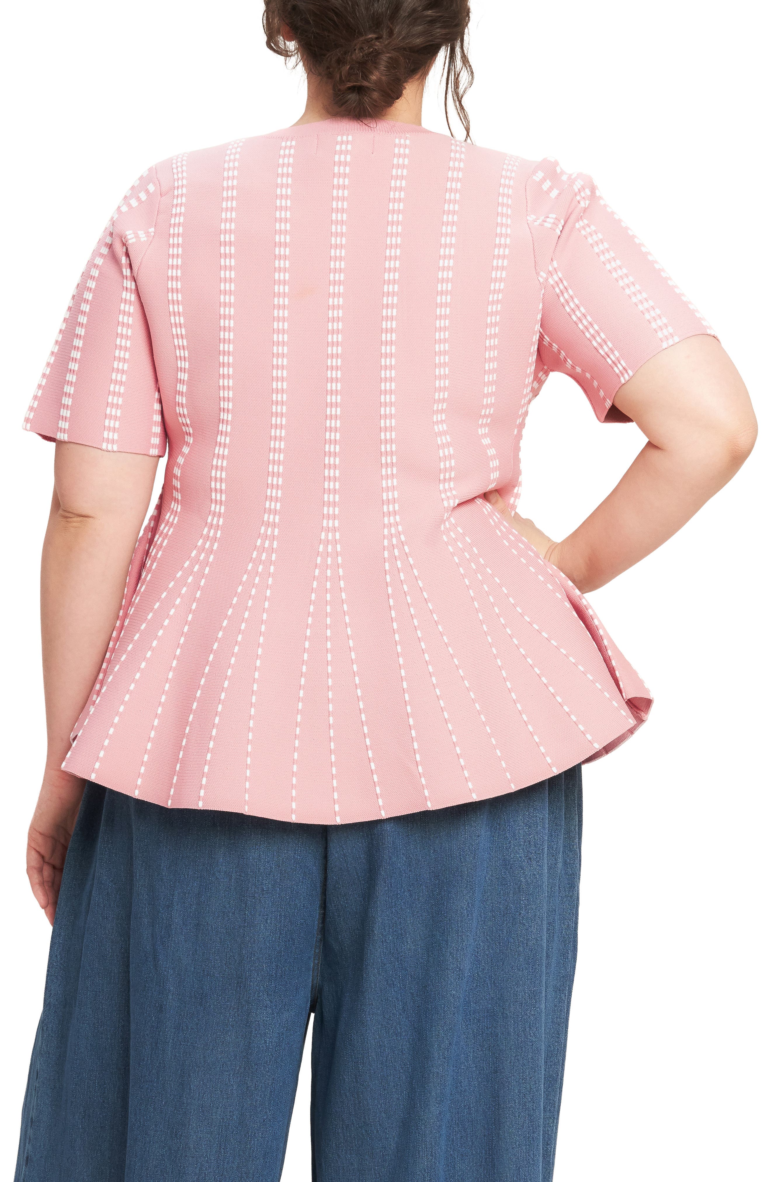 Peplum Sweater Top - image 2