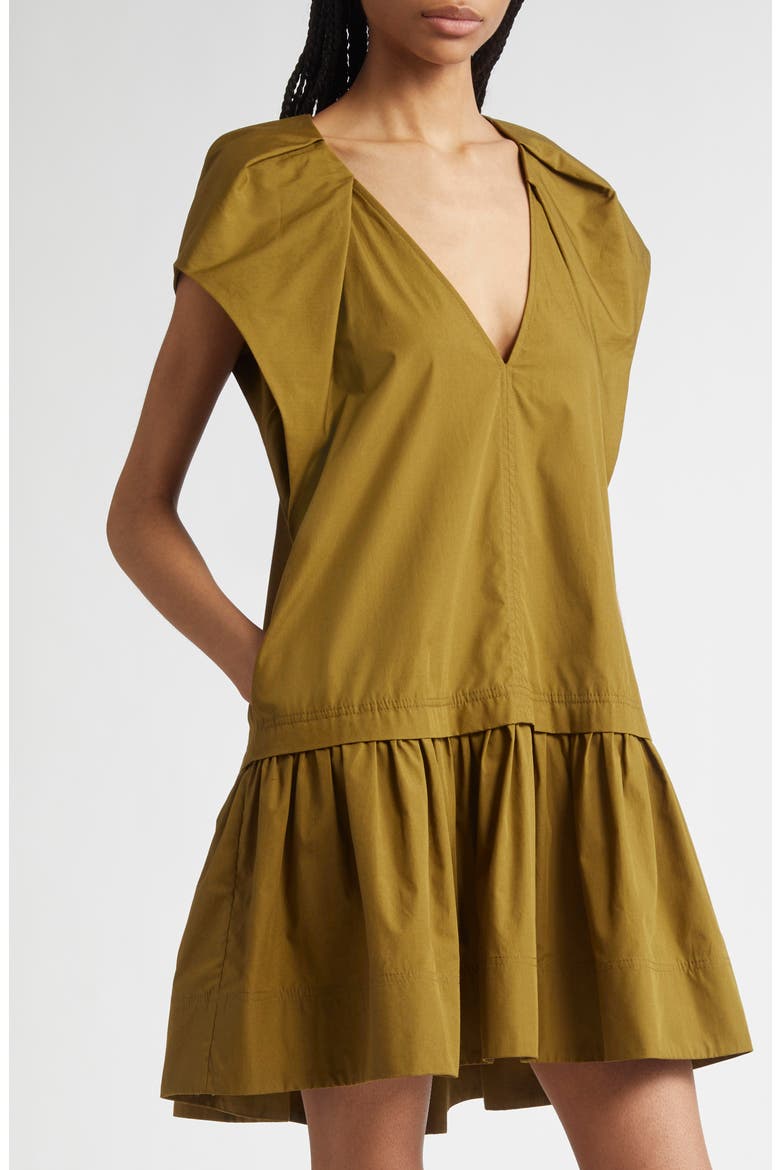 Ember Drop Waist Minidress, Alternate, color, HAZEL