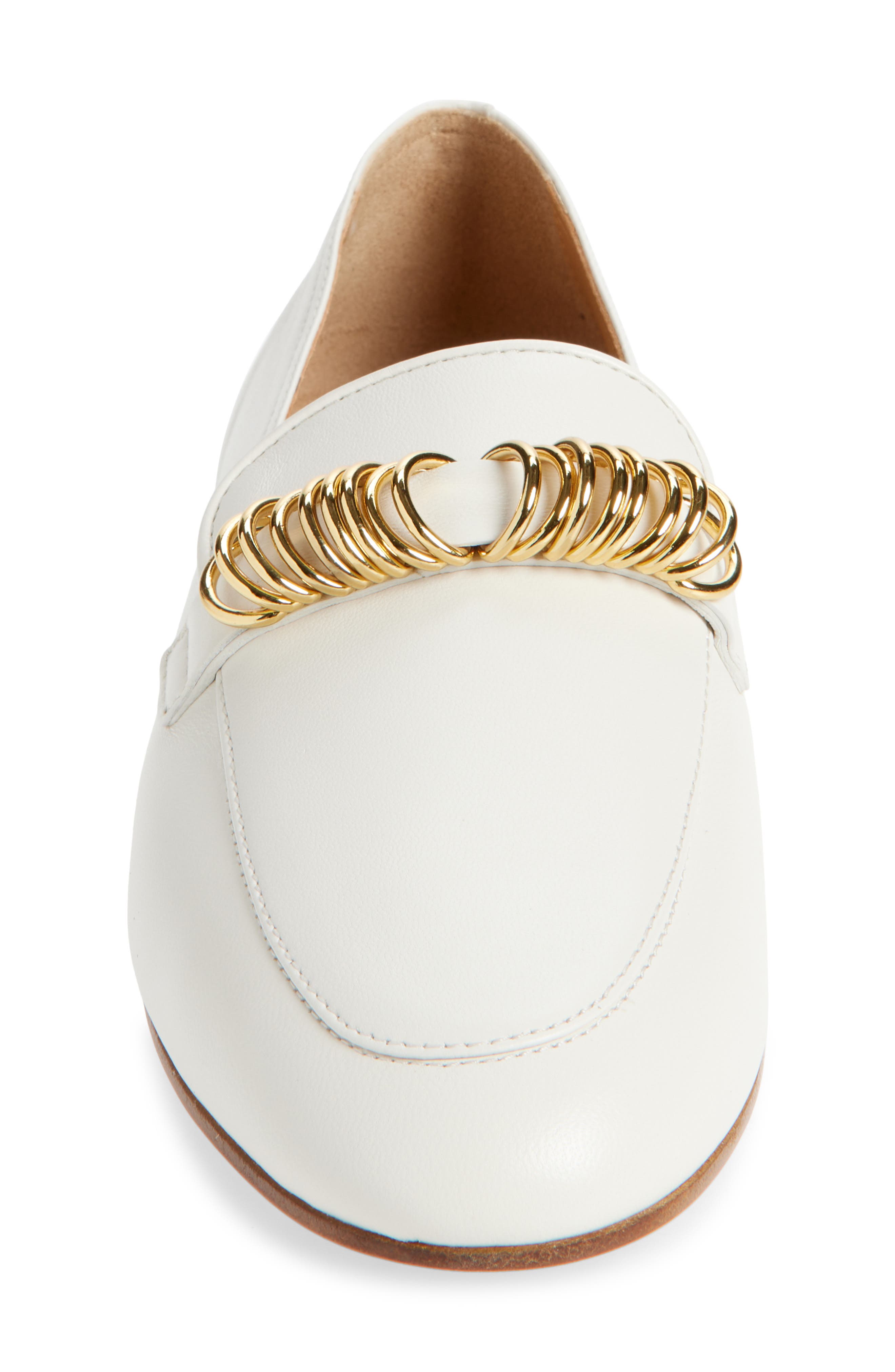 Tod's Ring Loafer, Alternate, color, Bianco Calce