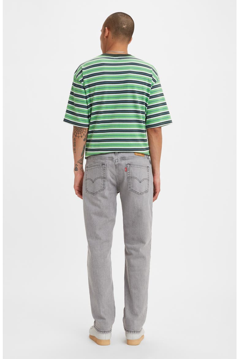 514™ Straight Fit Stretch Jeans, Alternate, color, CLOUDED GREY MIST AD