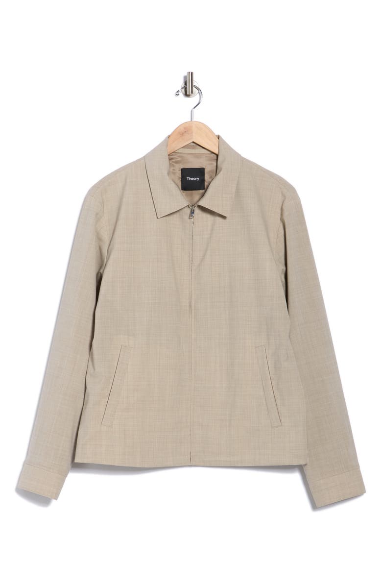 Theory Hazeleton New Tailored Stretch Virgin Wool Jacket, Alternate, color, Sand Melange