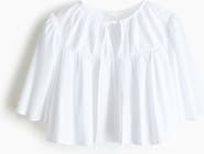 H&M Cropped Cotton Blouse