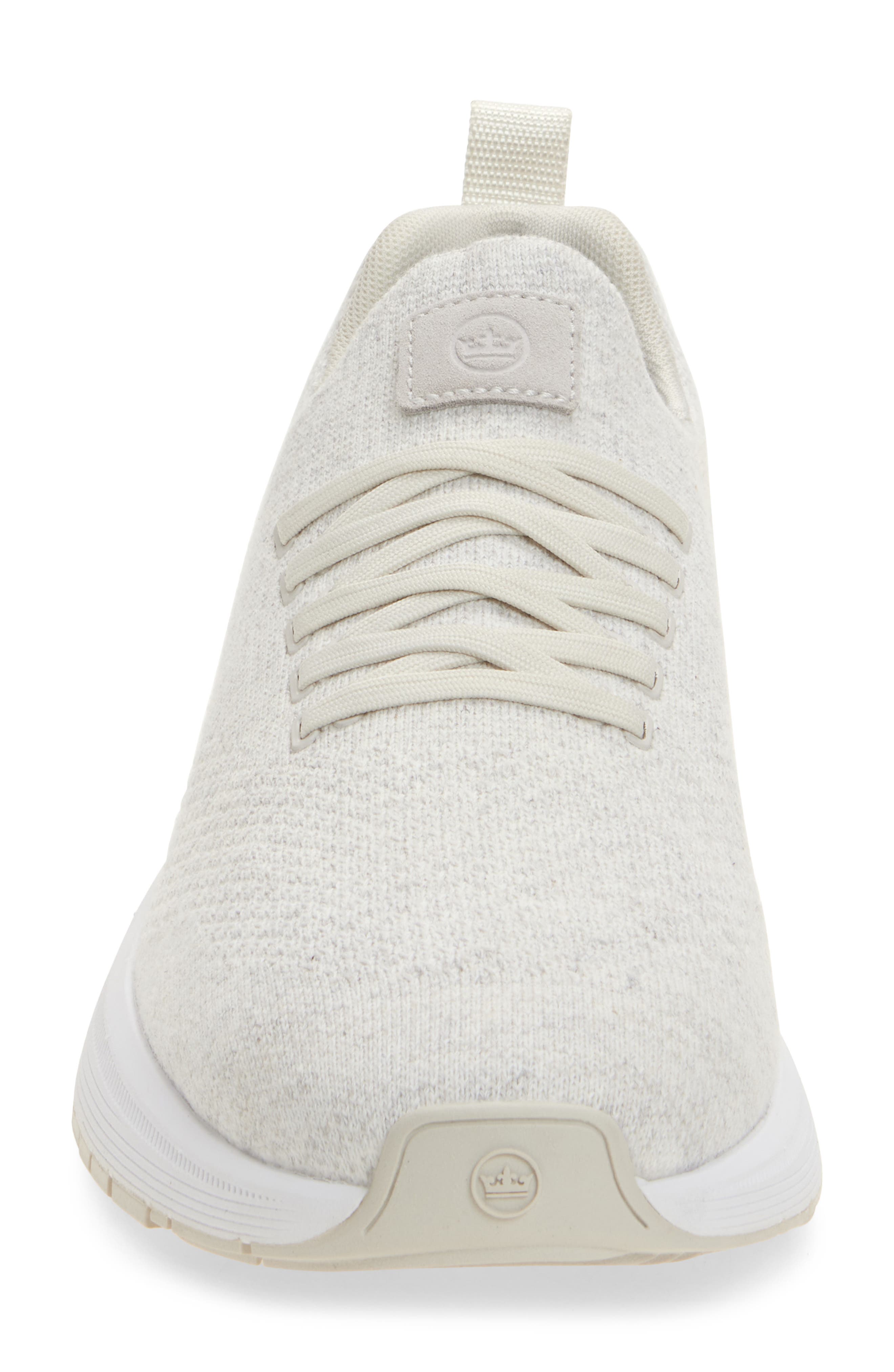 Odeon Knit Sock Sneaker, Alternate, color, ICY WHITE
