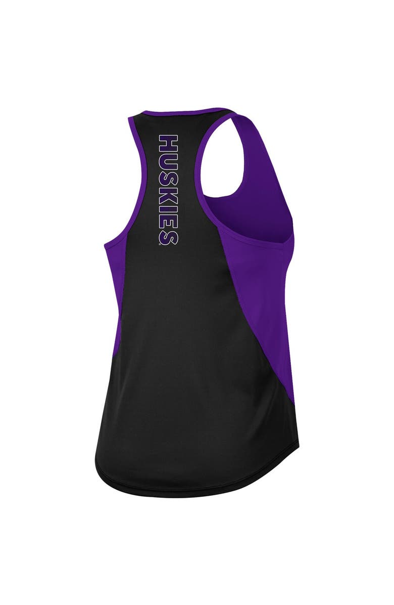 COLOSSEUM Women's Colosseum Purple Washington Huskies Sachs 2-Hit Scoop Neck Racerback Tank Top, Alternate, color,