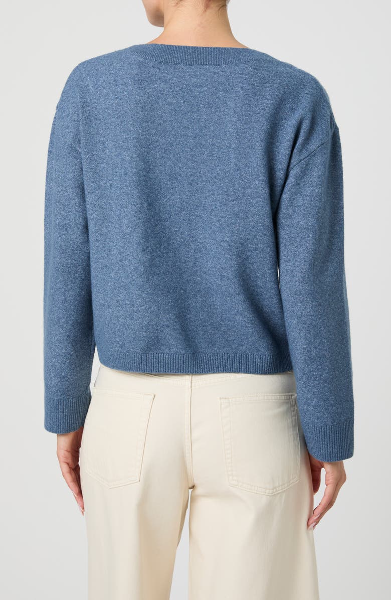 French Connection Boat Neck Drop Shoulder Sweater, Alternate, color, Slate Blue