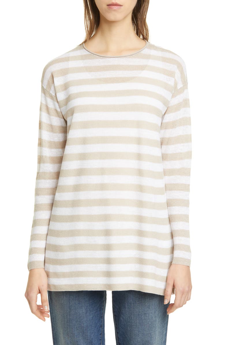 Eileen Fisher CREW NECK TUNIC, Main, color,