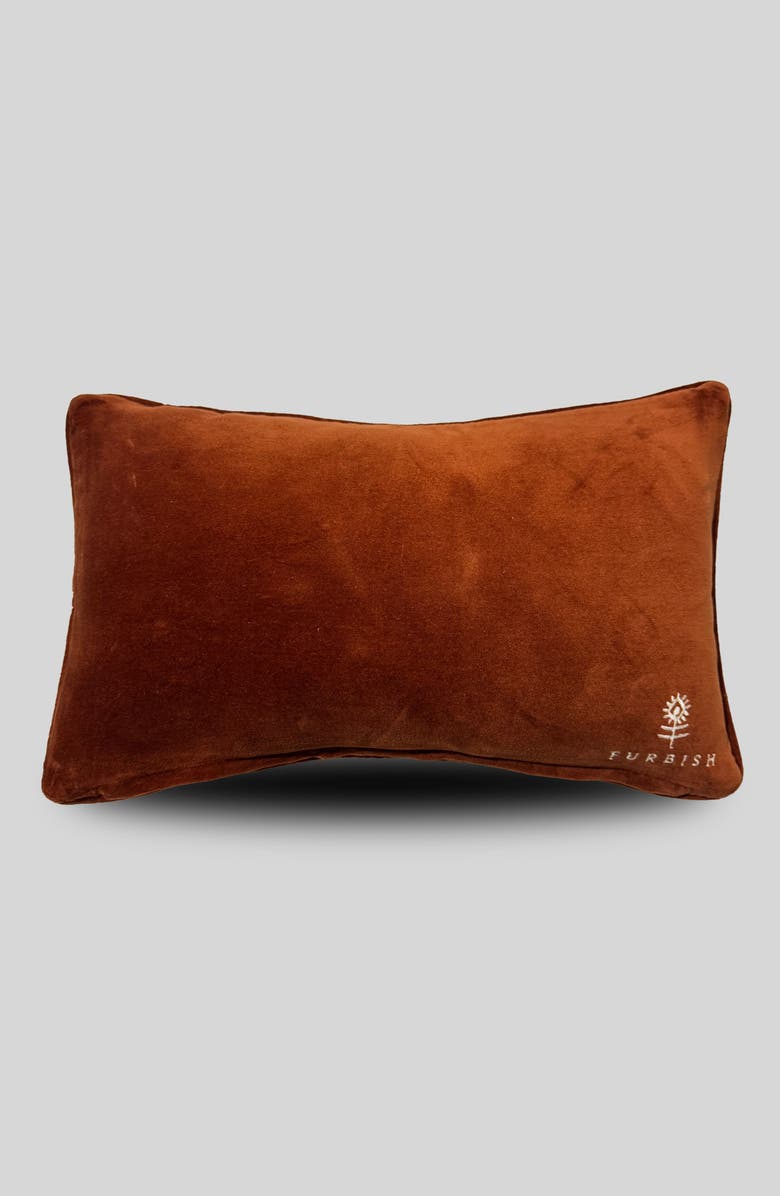 Furbish Full Send Needlepoint Pillow, Alternate, color, Full Send