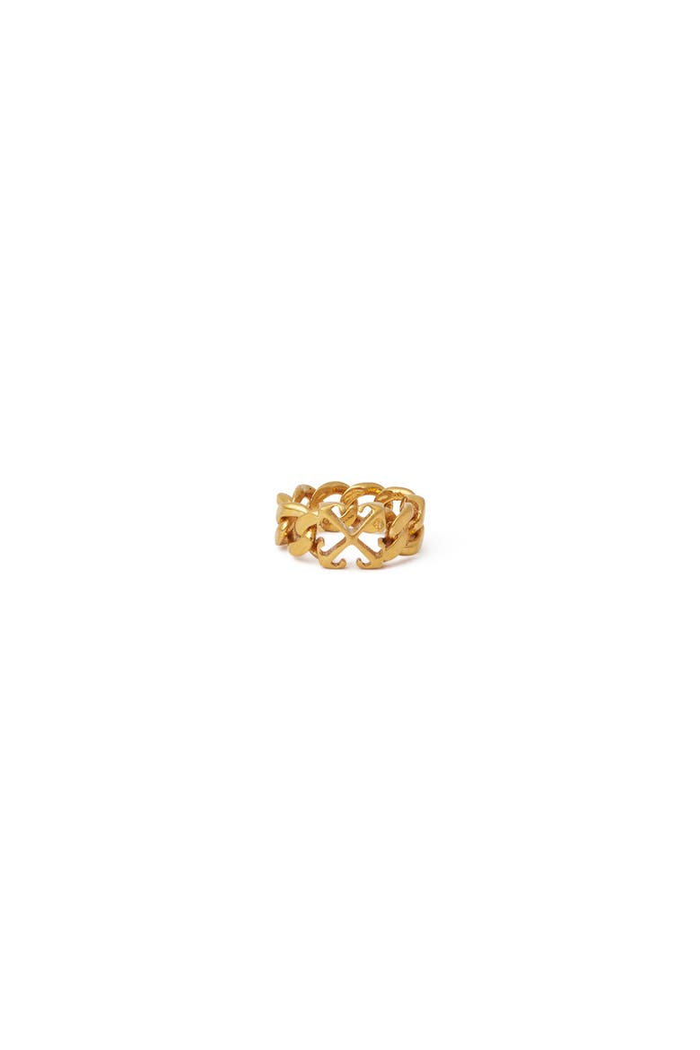 Women's Arrow Chain Ring, Main, color, Gold