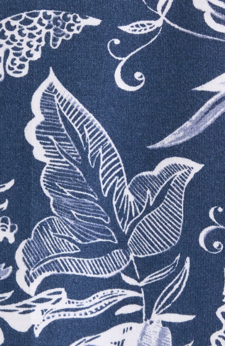 Nordstrom Moonlight Eco Long Sleeve Short Pajamas, Alternate, color, Navy Jacobean Floral