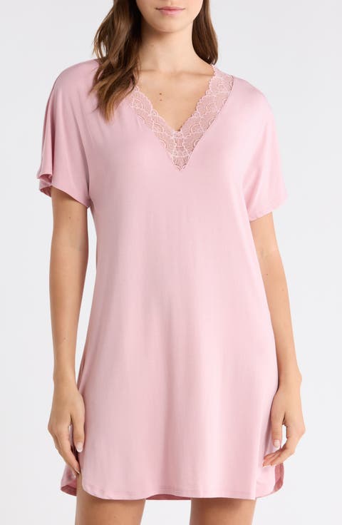 Moonlight Eco Lace Trim Nightshirt