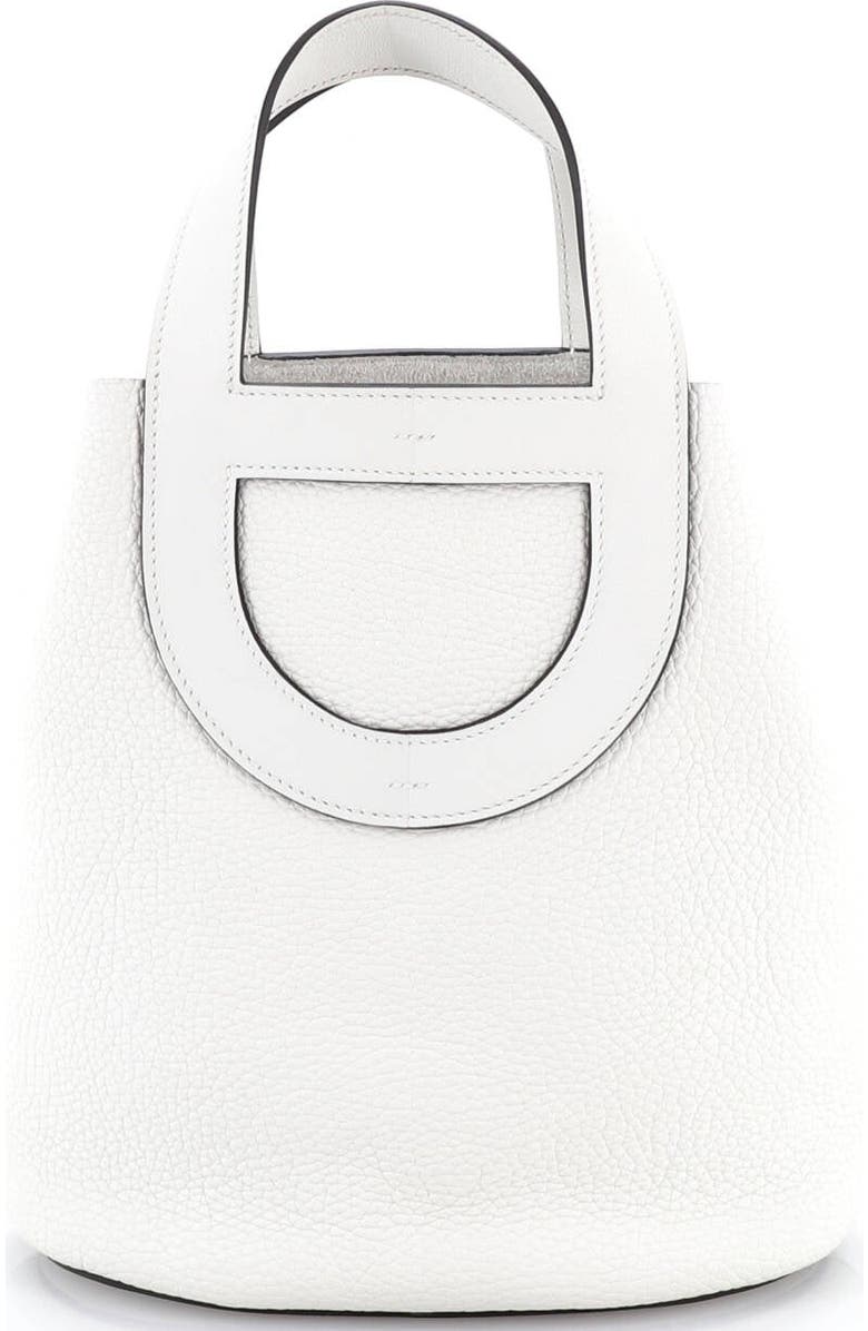 Pre-Owned Hermes In-The-Loop Bag Clemence with Swift 23, Alternate, color, New White