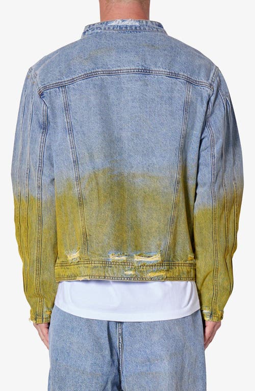 MNML MNML GRADIENT ZIP DENIM JACKET