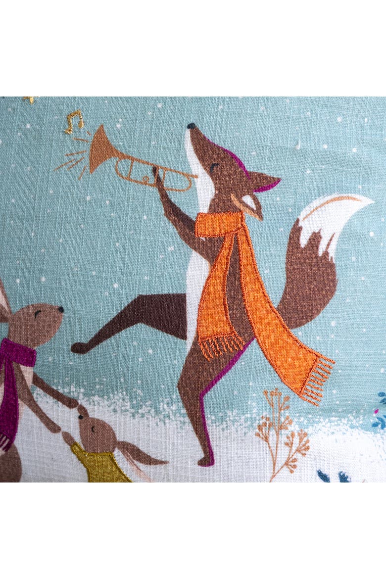 Merry Band Accent Throw Pillow 20" x 20", Alternate, color, Blue