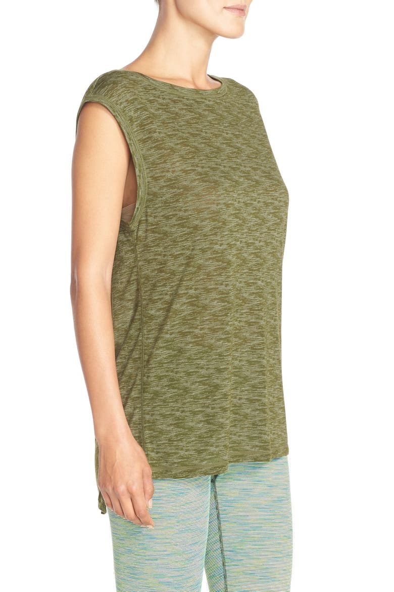 'Luna' Convertible Tie Tee, Alternate, color, GREEN TACTICAL