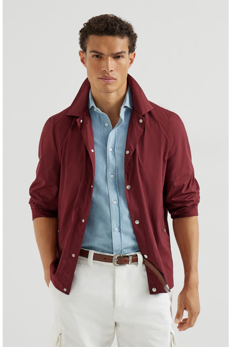 Nylon jacket, Alternate, color, Cherry