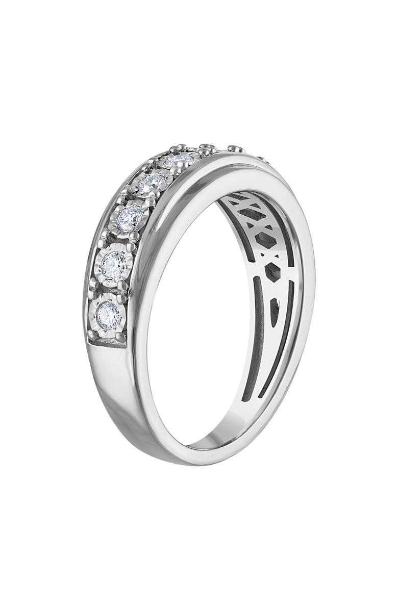 FZN Sterling Silver Lab Grown Diamond Ring, Alternate, color, Silver