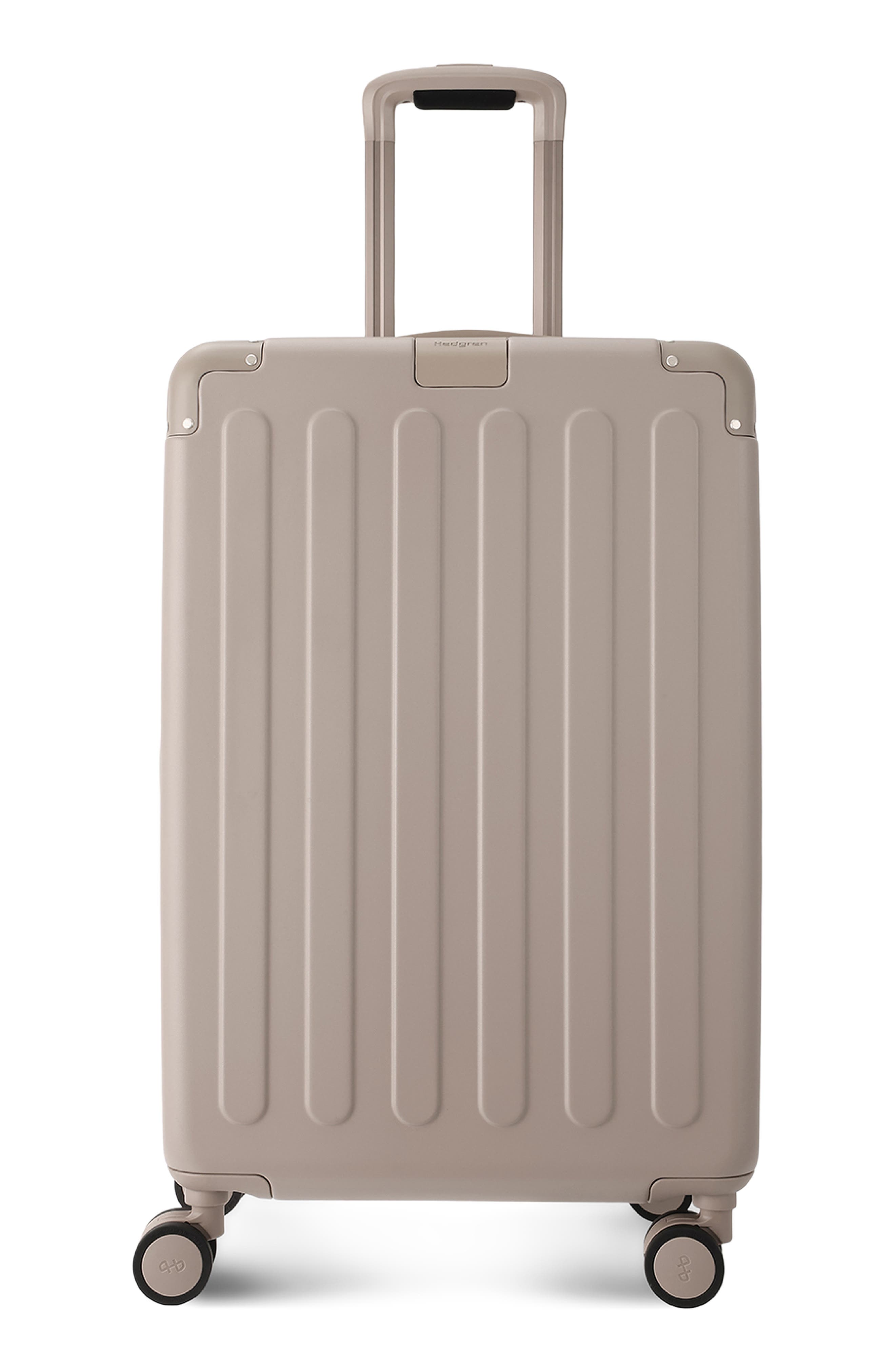 Hedgren Nostos Matte Medium Spinner Suitcase, Main, color, Sahara