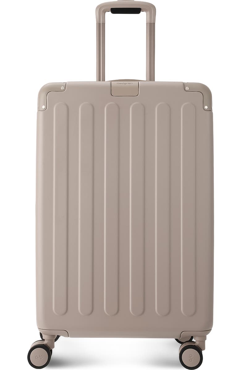 Hedgren Nostos Matte Medium Spinner Suitcase, Main, color, Sahara