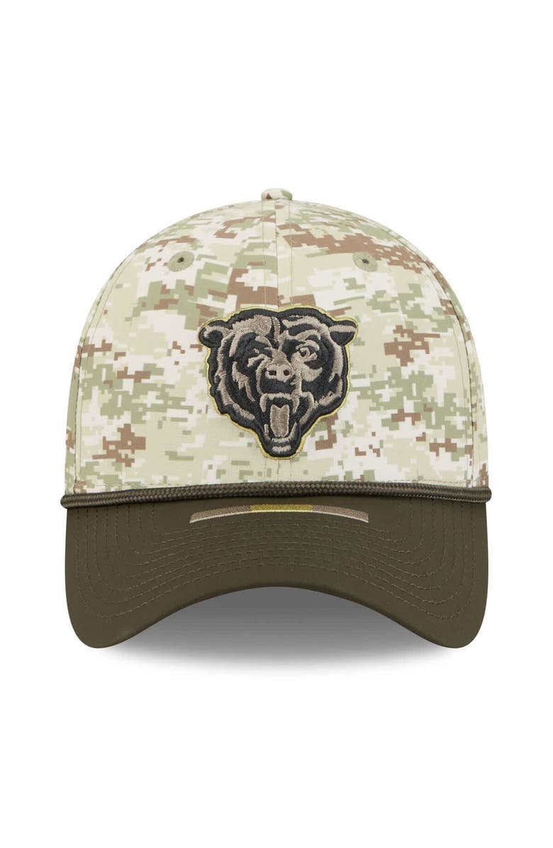 New Era Men's New Era Camo Chicago Bears 2025 Salute to Service 39THIRTY Flex Hat, Alternate, color, Camo
