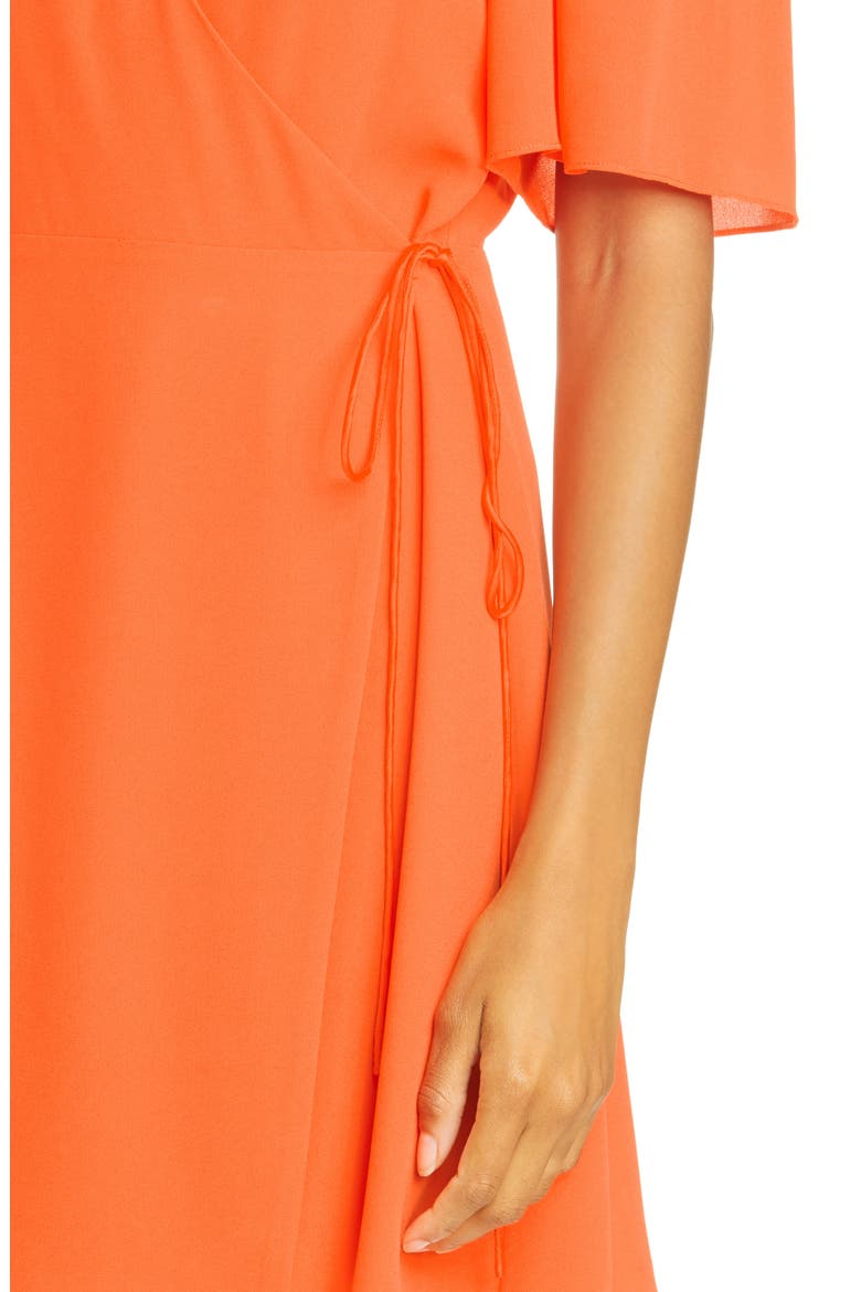 Sandra Wrap Dress, Alternate, color, MONARCH