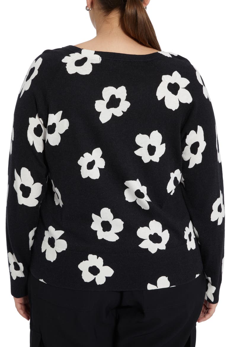 All Day Long Sweater, Alternate, color, FLOWER POP