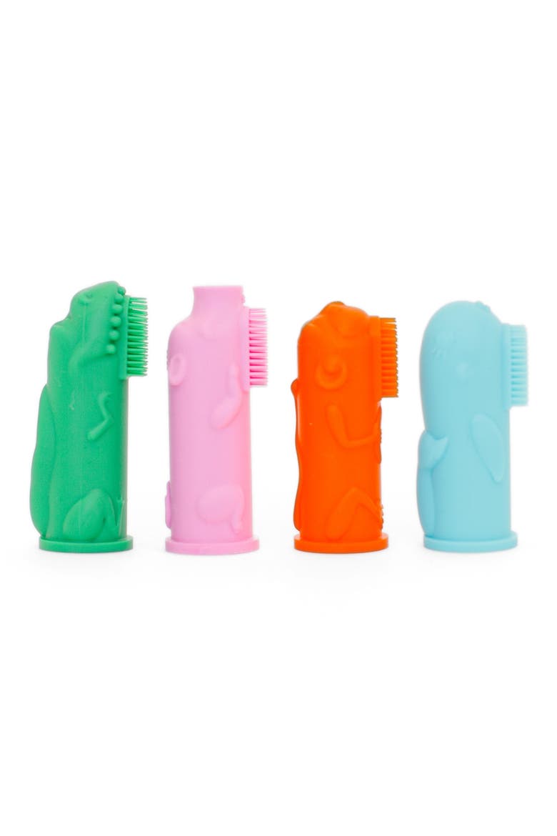 The Brushies Finger Toothbrush & Book Set, Alternate, color, PINK