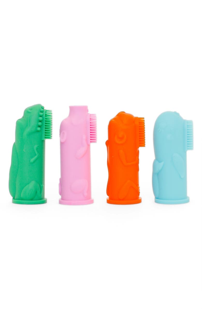 Babiators The Brushies Finger Toothbrush & Book Set, Alternate, color, Pink
