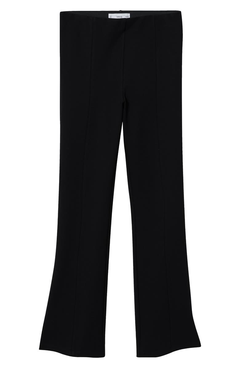 MANGO Slit Hem Leggings, Alternate, color, 