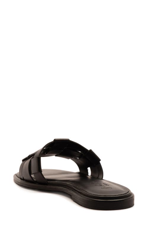 Off The Hook London Hampstead Woven Sandal In Black