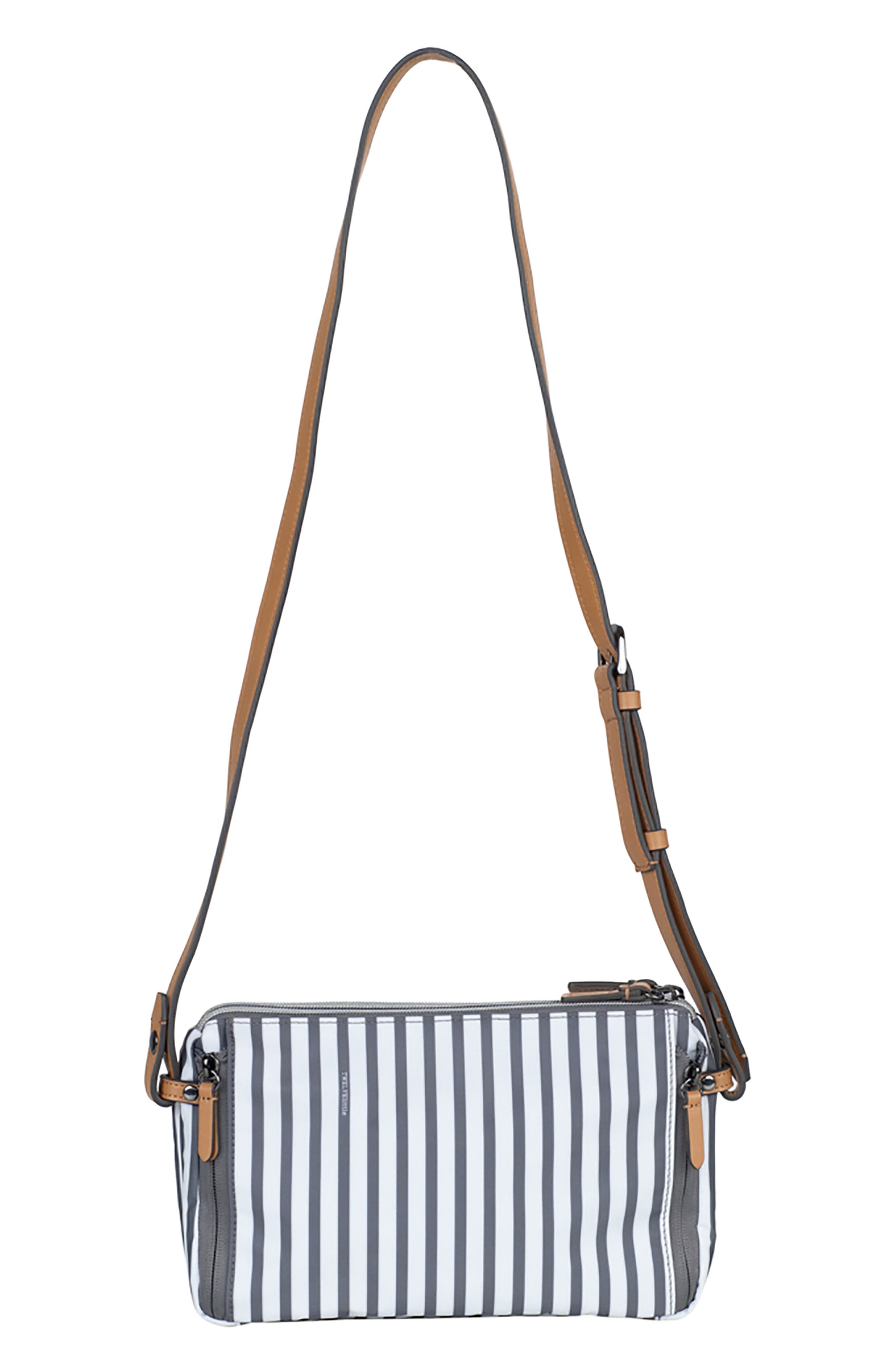 By My Side Water Resistant Nylon Belt Bag, Alternate, color, STRIPE