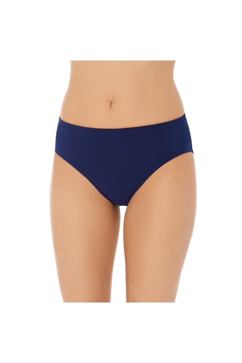 Essentials Bottom Semi-High Waist, Main, color, NAVY