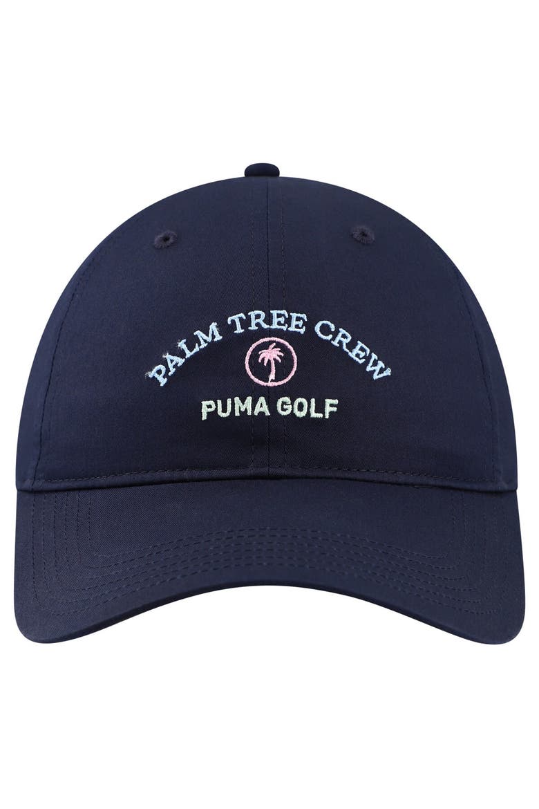 Men's Puma x PTC Navy WM Phoenix Open Dad Adjustable Hat, Alternate, color, Navy