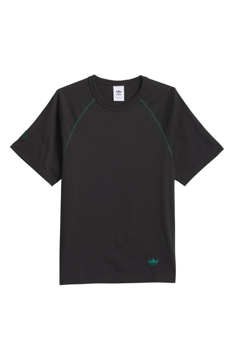 adidas Shmoofoil Featherweight Cotton T-Shirt, Alternate, color, Black