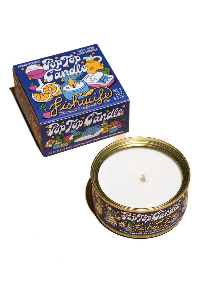 Fishwife Tinned Seafood Co. The Tinned Candle Trio Gift Set, Alternate, color,