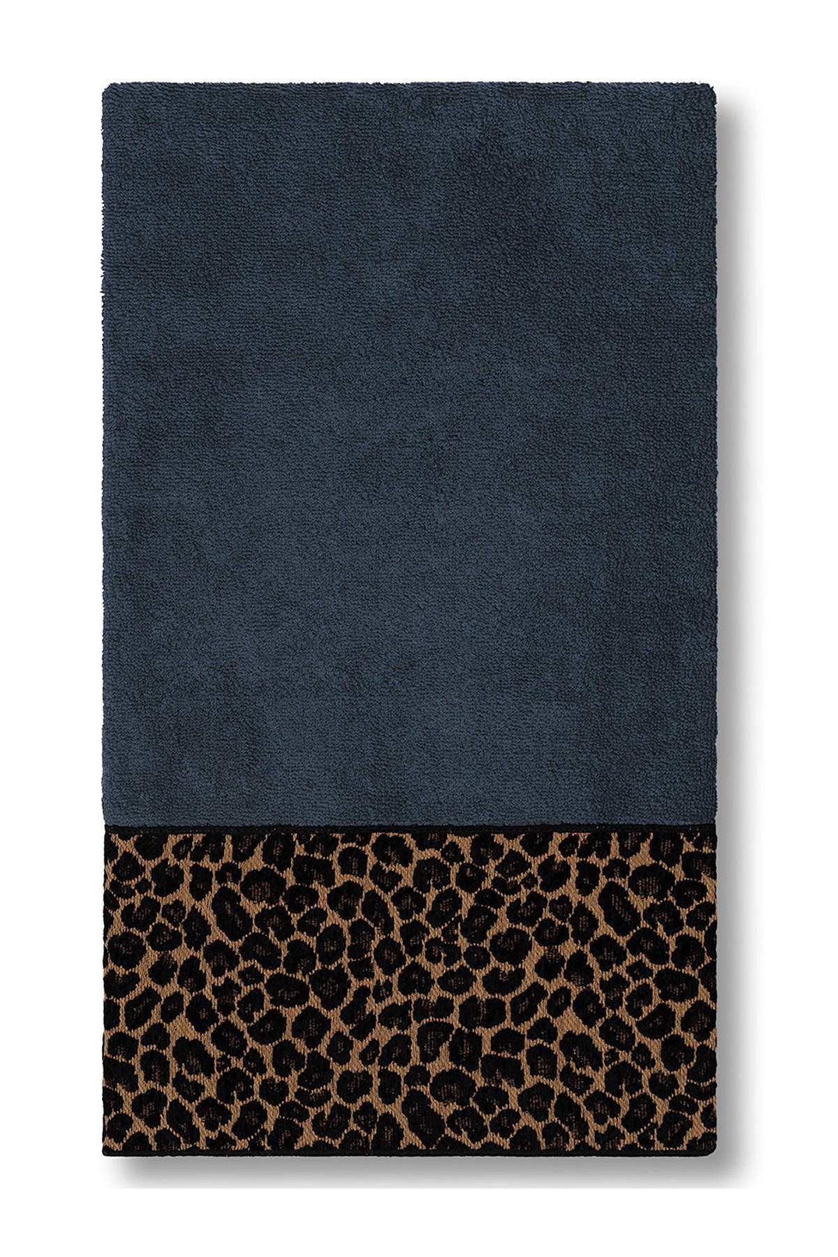 Linum Home Textiles Spots Embellished Bath Towel - Midnight Blue
