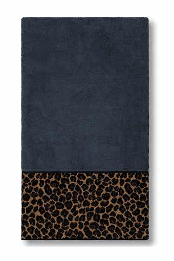 Linum Home Textiles Spots Embellished Bath Towel - Midnight Blue