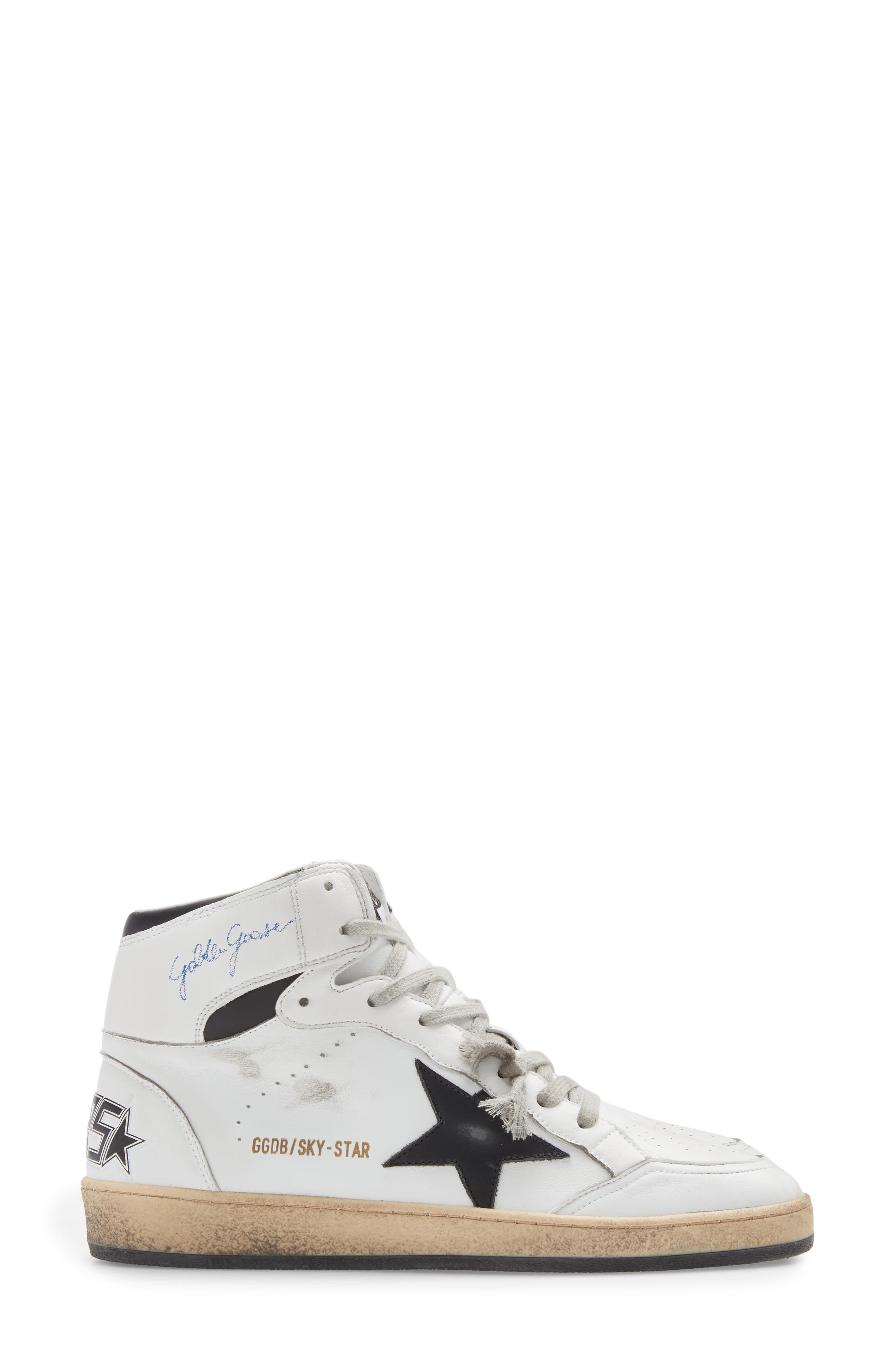 Golden Goose Sky-Star High Top Sneaker, Alternate, color, 