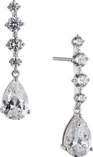 Nadri Cubic Zirconia Drop Earrings