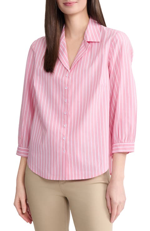 Stripe Button-Up Shirt