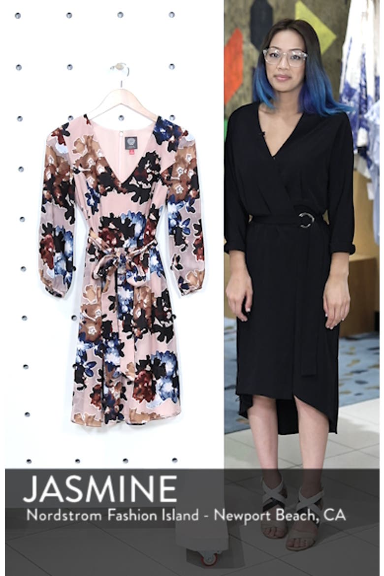 Burnout Floral Fit & Flare Dress video