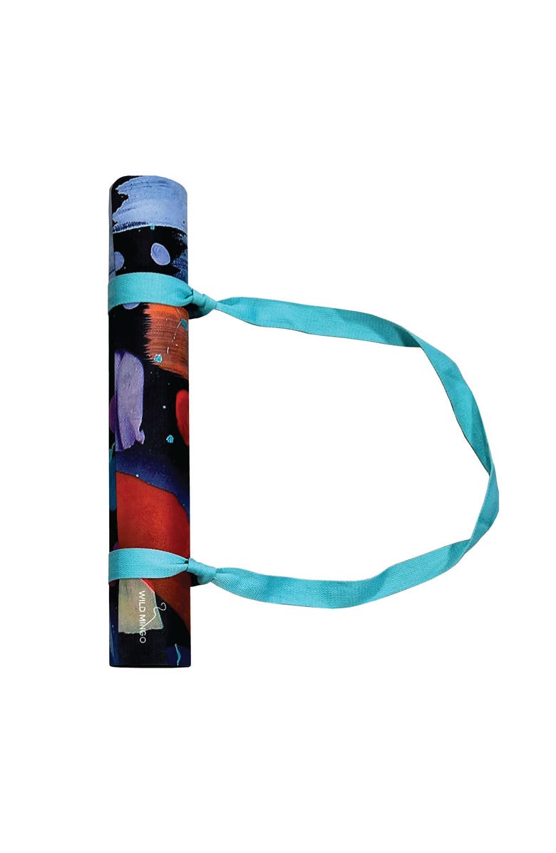 Wild Mingo 5mm Washable Workout Mat, Alternate, color, Wild Black