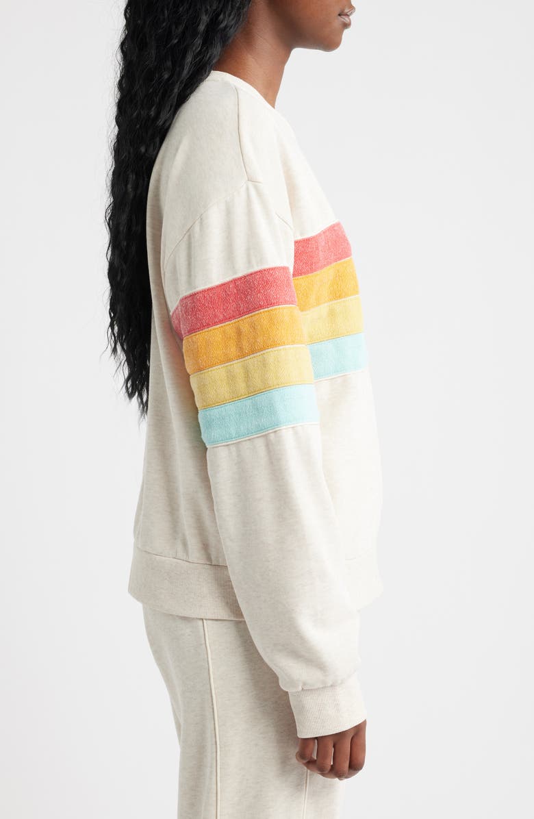 Rip Curl Surf Revival Relaxed Sweatshirt, Alternate, color, Oatmeal