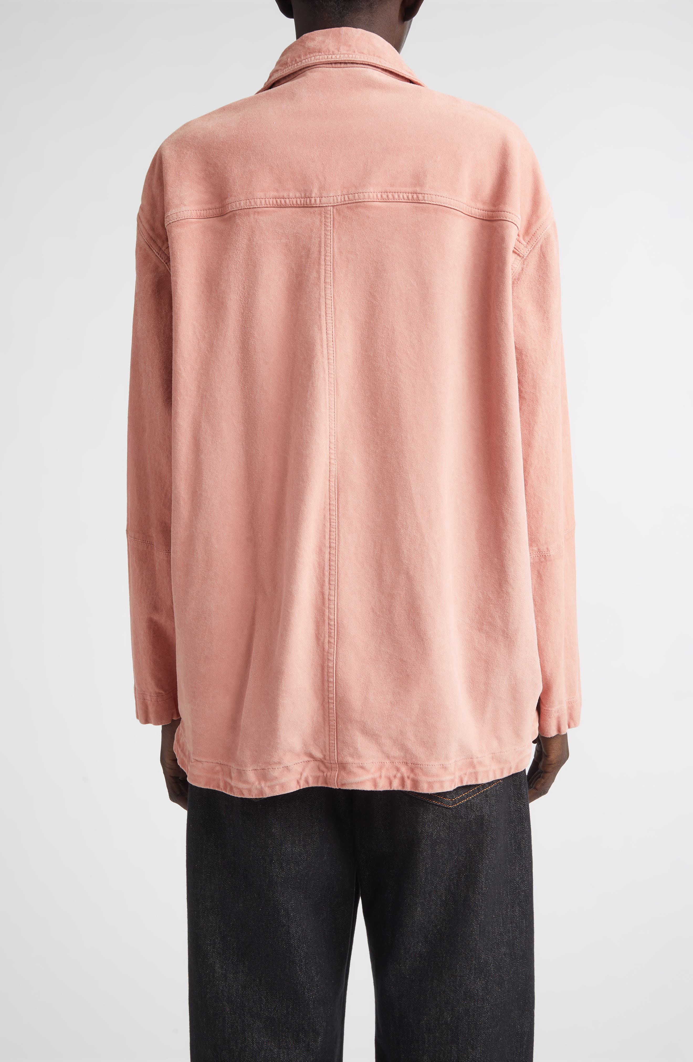 Soft Suede Overshirt - image 2